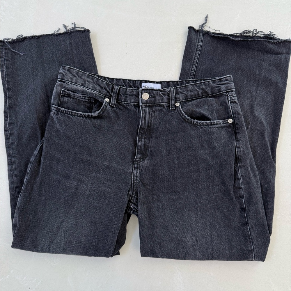 Zara Black Flare & Wide Leg Jeans